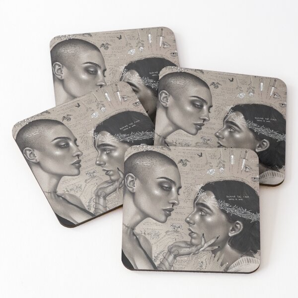 Item preview, Drawing side profile of two people designed and sold by Munaalunaa.