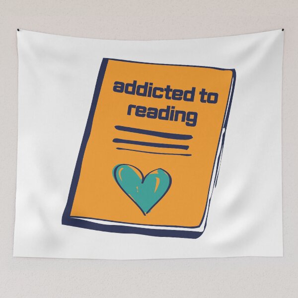 Item preview, Addicted to Reading - Mint Heart designed and sold by dkdk-kdk.