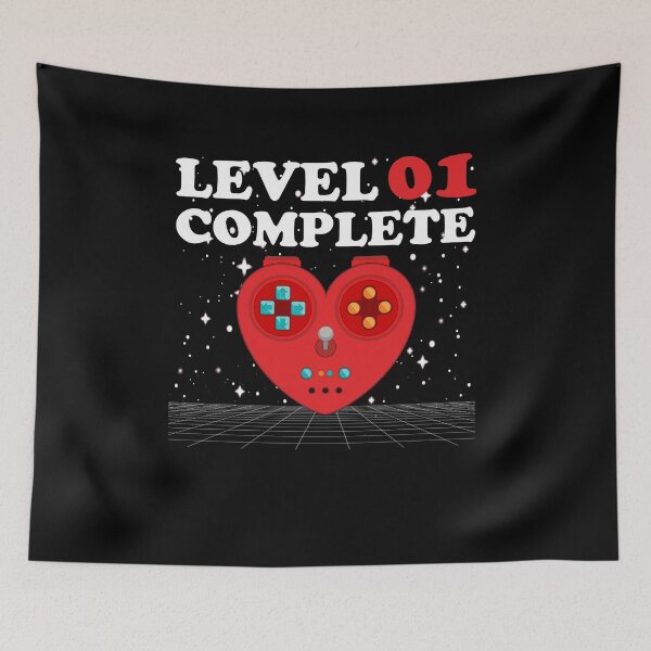 Item preview, Level 1 Complete 1st Wedding Anniversary First Year Him Her designed and sold by FucaGirl.