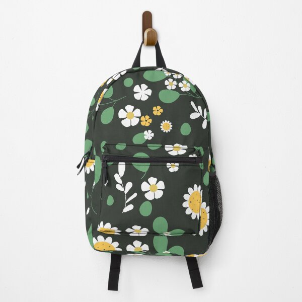 Item preview, Multi-faceted Pattern With Chamomile On The Dark Green Background  designed and sold by Victoria Riabov.