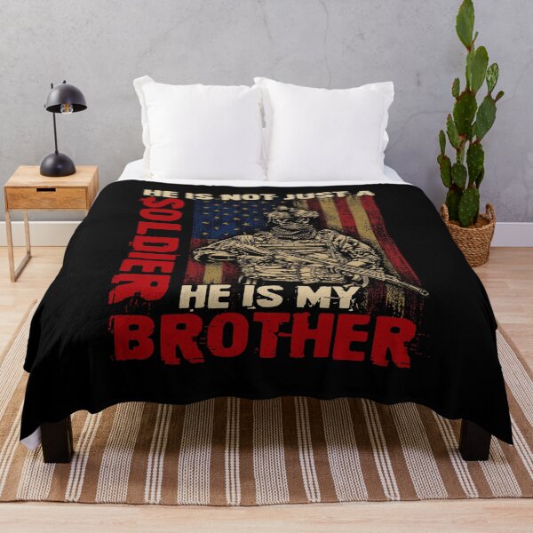 Item preview, My Brother Is A Soldier Proud Army Sister USA Flag designed and sold by FucaGirl.