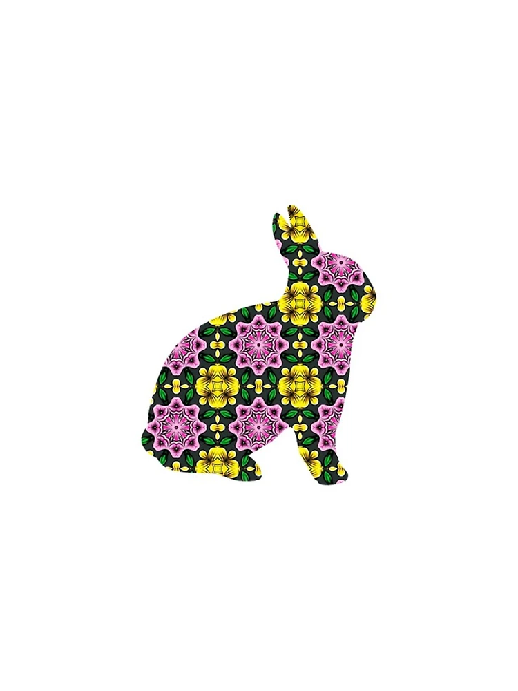 Thumbnail 4 of 4, iPhone Case, Floral Patterned Rabbit designed and sold by 9N20.