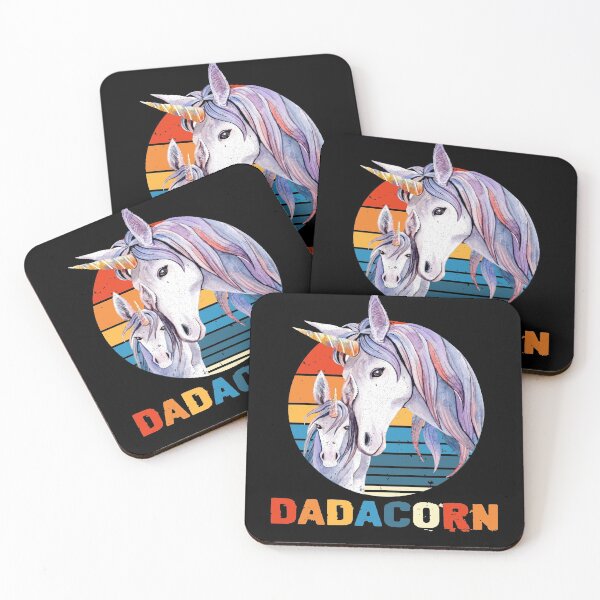 Item preview, Dadacorn Unicorn Dad Papa Retro Vintage Fathers Day designed and sold by FucaGirl.
