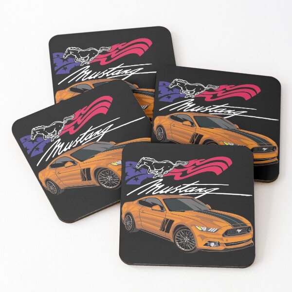 Item preview, ford mustang Muscle car Orange designed and sold by viralstudio.