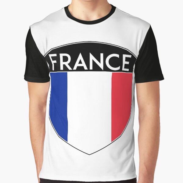 FRANCE FRENCH FRANÇAIS FLAG CREST BADGE\