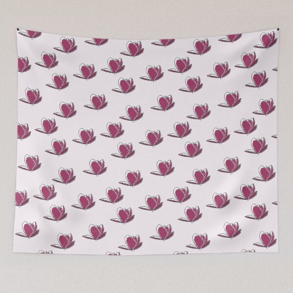 Item preview, Magnolia Beautiful Red Floral Design  designed and sold by happyboyz.