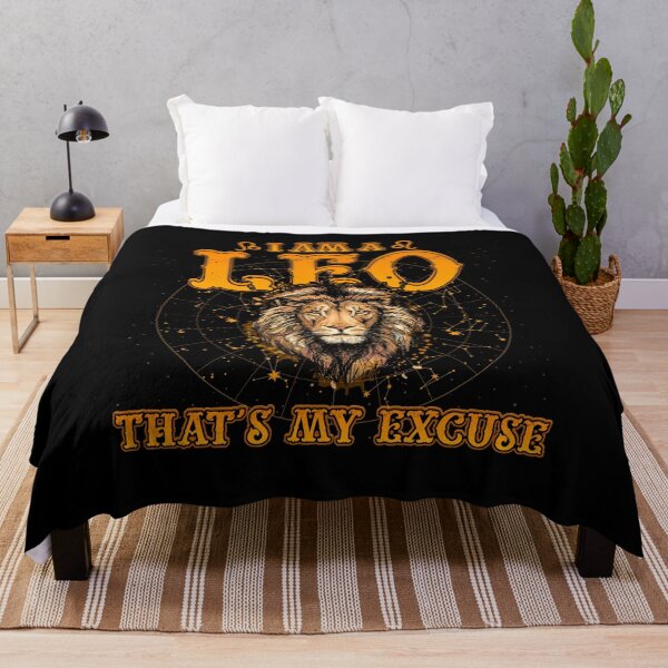 Item preview, I Am A Leo That's My Excuse Lion graphic July August Birthday Zodiac designed and sold by FucaGirl.