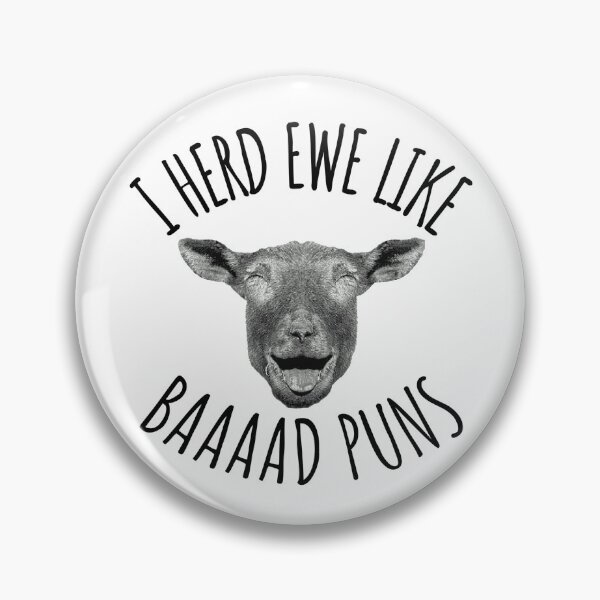 Item preview, Knitter Knitting I Herd Ewe Like Baaaad Puns Funny Sheep  designed and sold by The Junto Shop.
