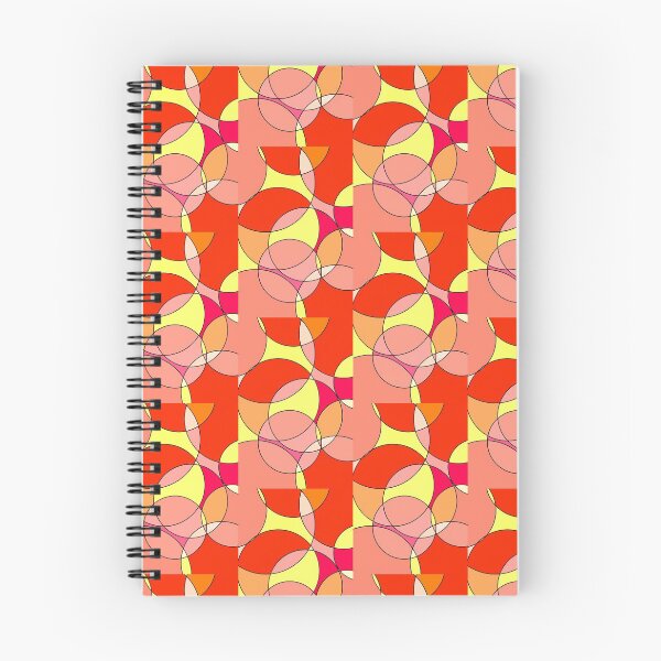 Item preview, Geometric circles, red, orange, yellow, and pink designed and sold by tropicalhen133.