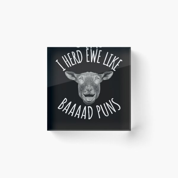 Item preview, Knitter Knitting I Herd Ewe Like Baaaad Puns Funny Sheep  designed and sold by The Junto Shop.