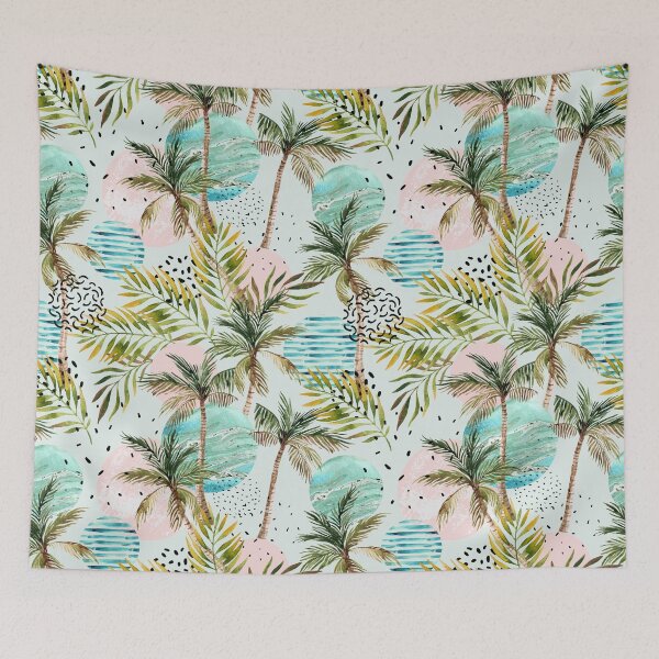 Item preview, palm trees and sea designed and sold by kims-club.