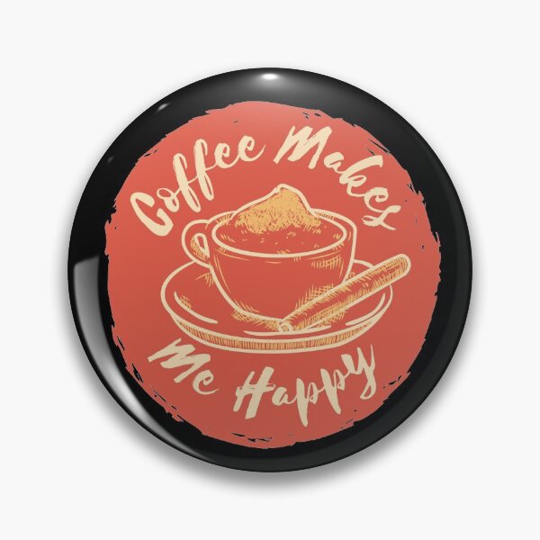 Item preview, Coffee Makes Me Happy Sticker designed and sold by art-and-sticker.