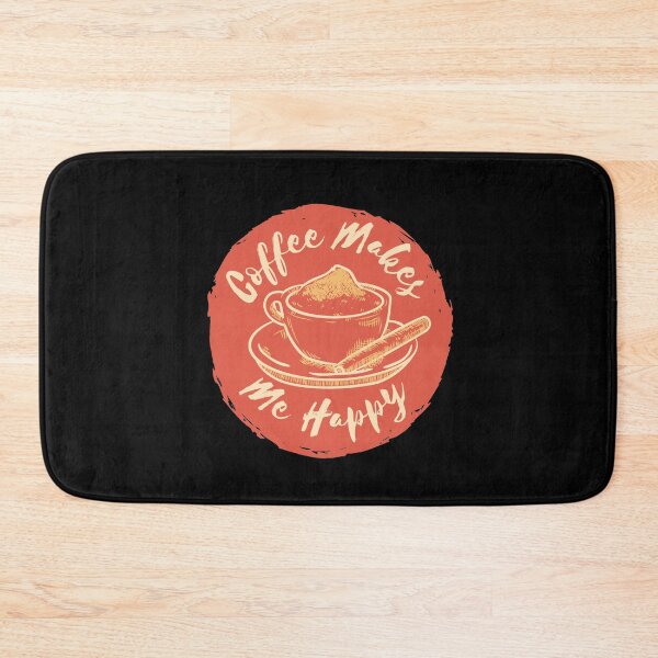 Item preview, Coffee Makes Me Happy Sticker designed and sold by art-and-sticker.