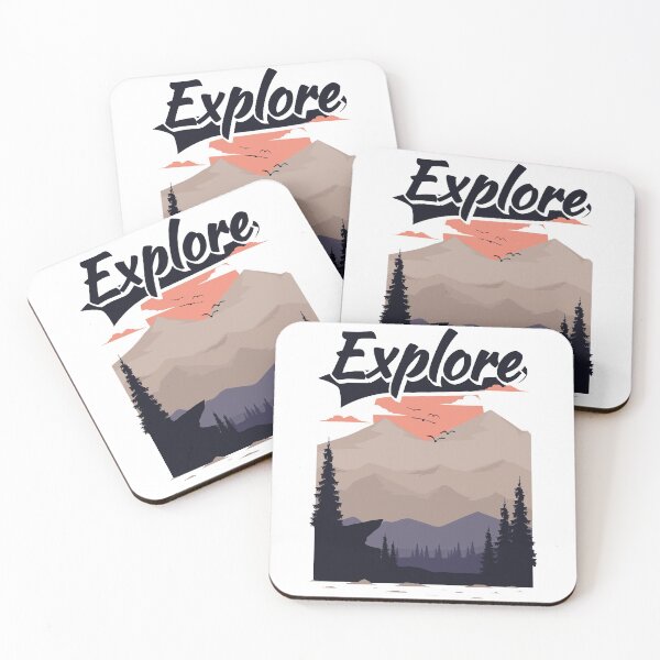 Item preview, explore nature | explore mountain nature mountain fashion typography graphics designed and sold by MountainFashion.