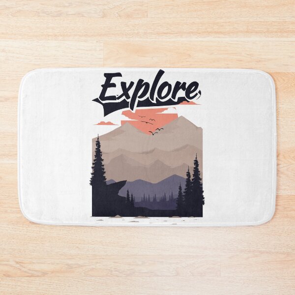 Item preview, explore nature | explore mountain nature mountain fashion typography graphics designed and sold by MountainFashion.