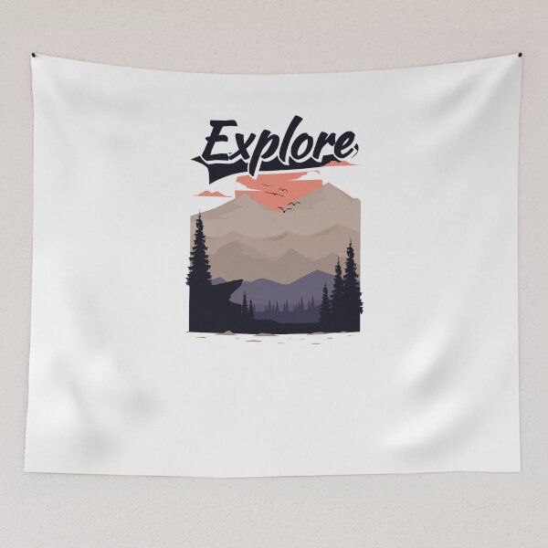 Item preview, explore nature | explore mountain nature mountain fashion typography graphics designed and sold by MountainFashion.