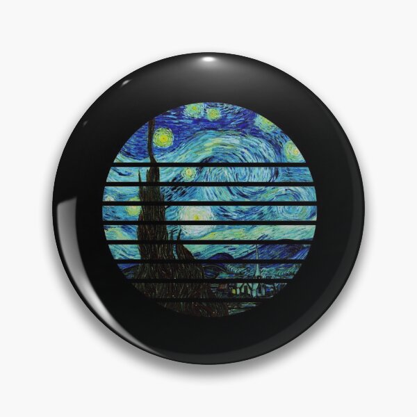Item preview, Retro Sunset Style: Vincent Van Gogh's Starry Night designed and sold by friendlyspoon.