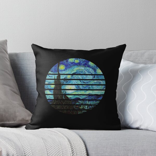 Item preview, Retro Sunset Style: Vincent Van Gogh's Starry Night designed and sold by friendlyspoon.