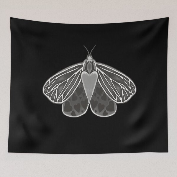 Item preview, Love hearts moth designed and sold by Almost Never.