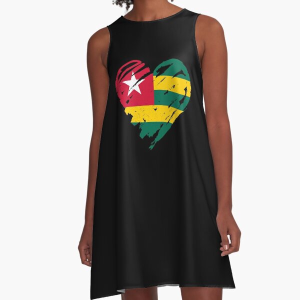 Togo Flag A-Line Dress for Sale by MarkUK97 in 2023