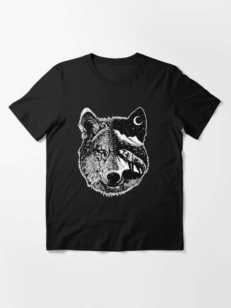 Alternate view of Night wolf Essential T-Shirt