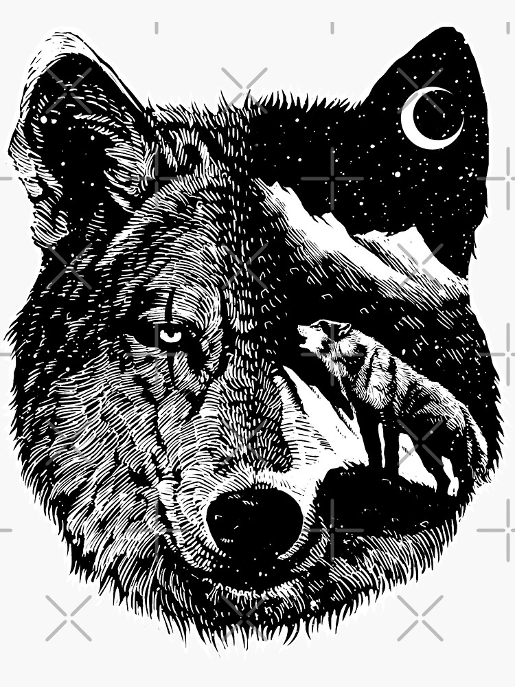 Night wolf by barmalisiRTB