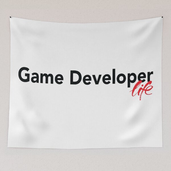 Item preview, Game Developer Life designed and sold by WordsGamersUse.