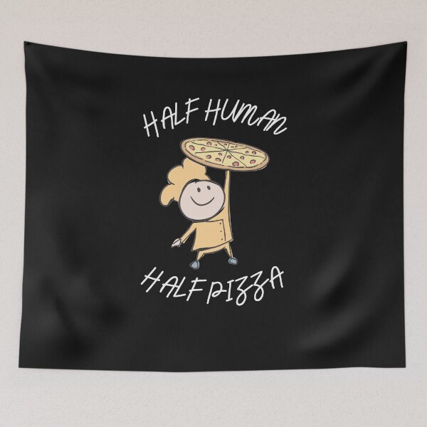 Item preview, Half Human Half Pizza designed and sold by OliOuterBrands.
