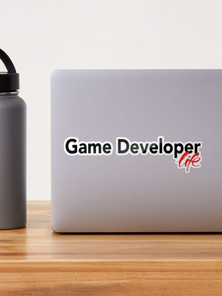 Game Developer Life Sticker for Sale by WordsGamersUse