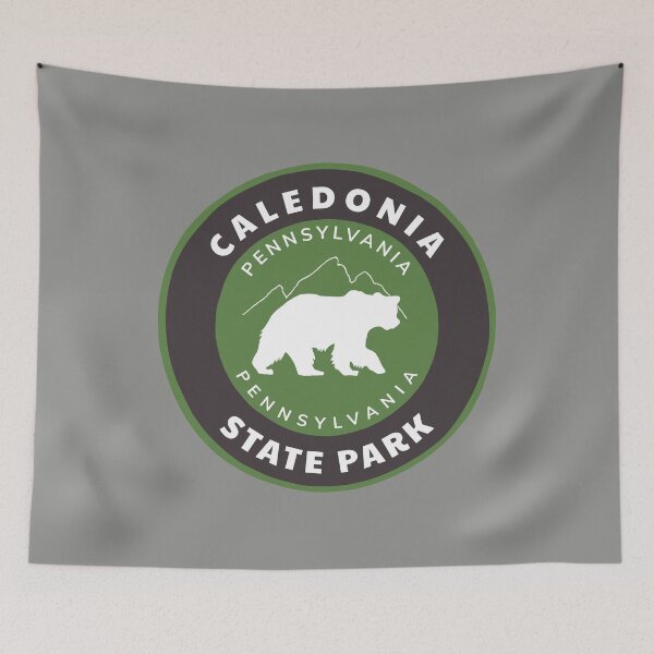 Item preview, Caledonia State Park Pennsylvania - PA Badge with a Mountain Bear Roundlet designed and sold by palmettodigital.