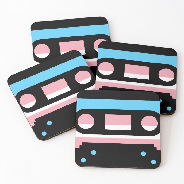 Aperçu de l'œuvre Cassette de fierté - Trans créée et vendue par thesassypanda.