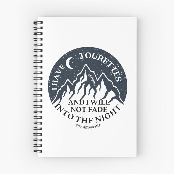 Item preview, I Have Tourettes And I Will Not Fade I to The Night, Tourette Syndrome Awareness  designed and sold by MJDezigns.