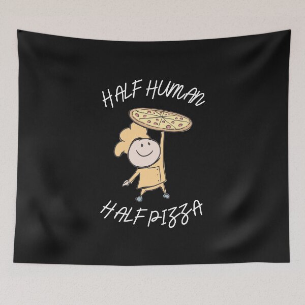 Item preview, Half Human Half Pizza designed and sold by OliOuterBrands.
