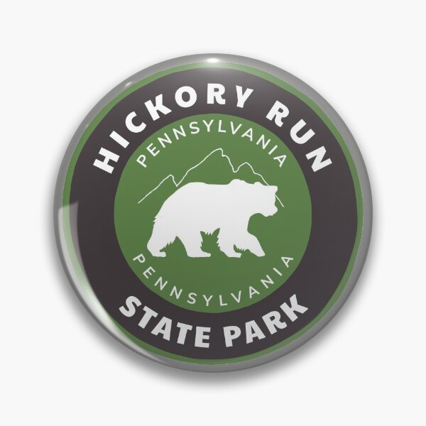 Item preview, Hickory Run State Park Pennsylvania - PA Badge with a Mountain Bear Roundlet designed and sold by palmettodigital.