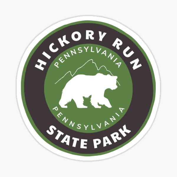 Item preview, Hickory Run State Park Pennsylvania - PA Badge with a Mountain Bear Roundlet designed and sold by palmettodigital.