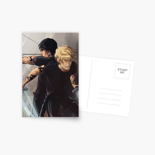 Parabatai Jace and Alec Postcard