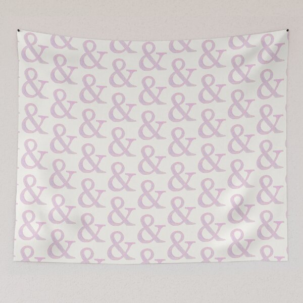 Item preview, & Ampersand (pastel pink) designed and sold by MentaLee.