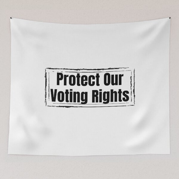 Item preview, Protect Our Voting Rights Text Design designed and sold by EarthArtDesigns.
