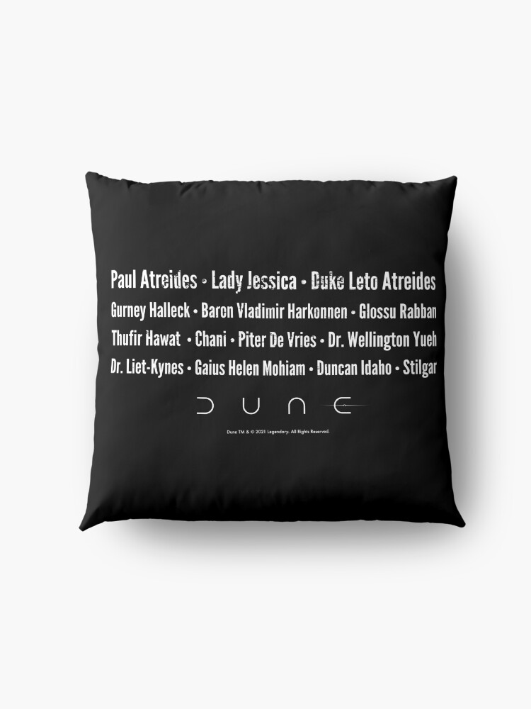 Alternate view of Dune movie characters Floor Pillow