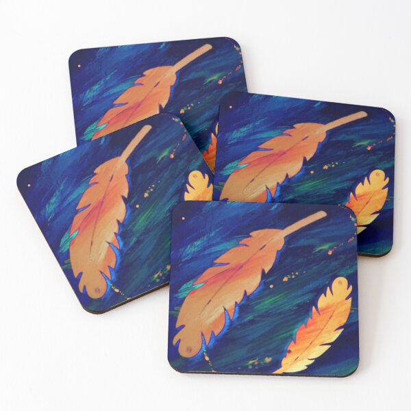 Item preview, Orange Feathers designed and sold by Zena Rowland.