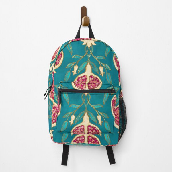 Item preview, Pomegranate Pattern Teal Background designed and sold by Octavia Soldani.