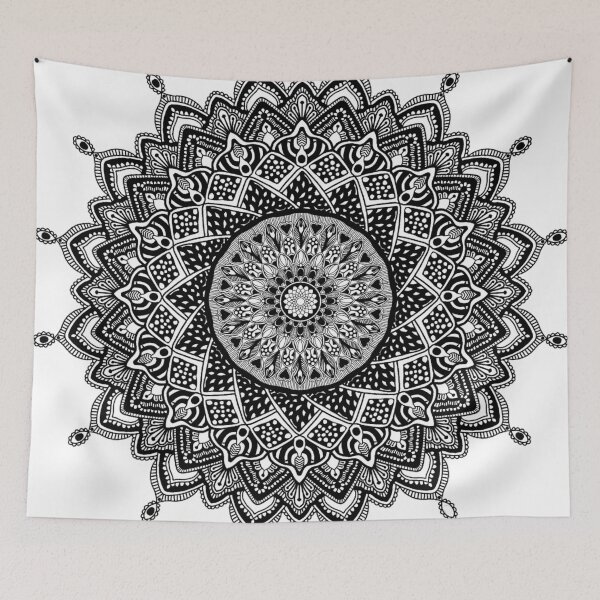 Item preview, Black and White Mandala  designed and sold by GRyZeo.