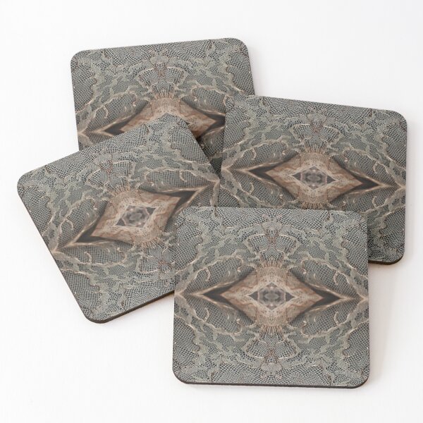 Item preview, Gold Symmetric Floral Lace Pattern  designed and sold by LaceySkies.