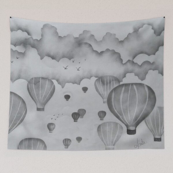 Item preview, Hot Air Balloon designed and sold by LataArtStudio.