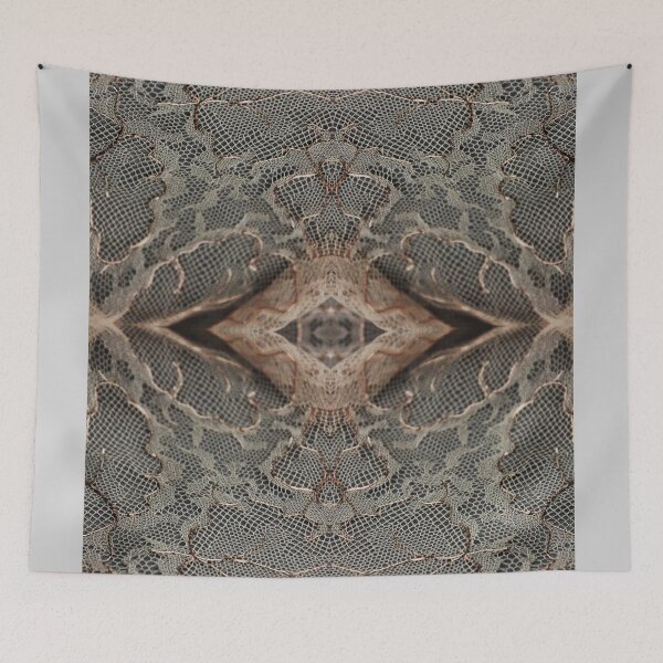 Item preview, Gold Symmetric Floral Lace Pattern  designed and sold by LaceySkies.