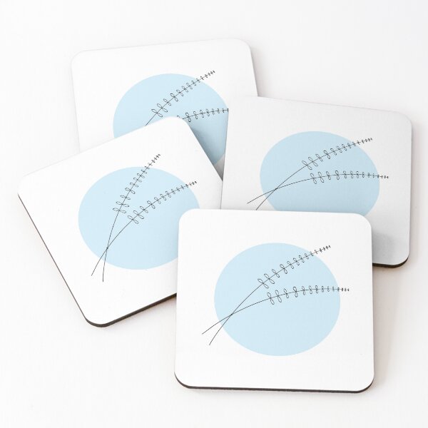 Item preview, Blue Minimalist Flower designed and sold by TRKlo.