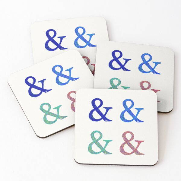 Item preview, & Ampersand (x4 bright dark) designed and sold by MentaLee.