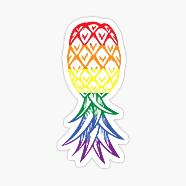 If You Know, You Know (Upside Down Pineapple) (Rainbow) - Minimalist B –  The Swinger Shop