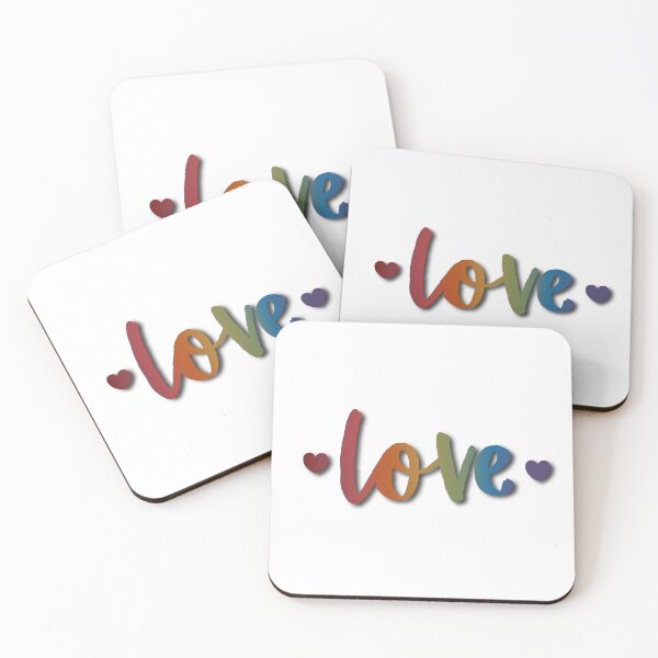Item preview, Rainbow Love Hearts designed and sold by ontheoutside.