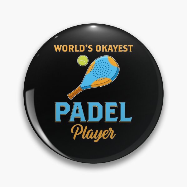 Item preview, Funny Paddleball World's Okayest Padel Player print designed and sold by jakehughes2015.